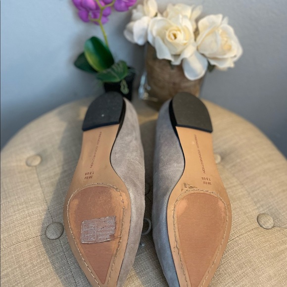 French Connection “Gesine” Suede Bow Tie Flats - Size 7.5 - Picture 11 of 12